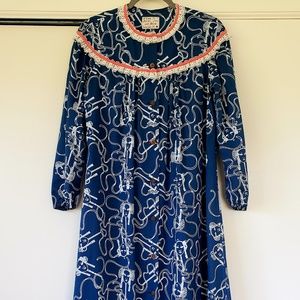 Nakeʻu Awai Blue Muʻumuʻu/Dress